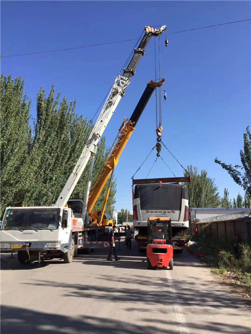 郸城县港口集装箱搬运案例